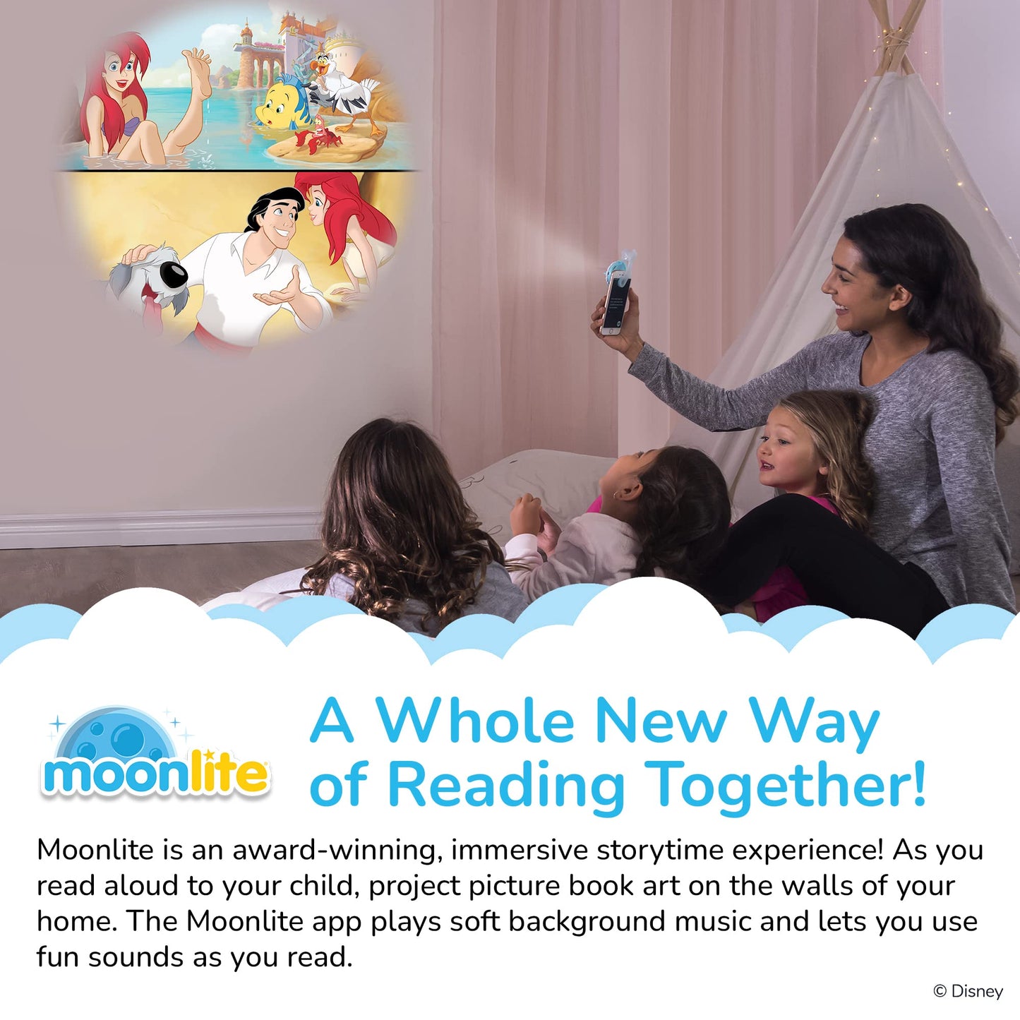 Moonlite Storybook Reels For Flashlight Projector, Kids Toddler | Mr. Strong | Single Reel Pack Story For 12 Months And Up