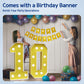 Imprsv Marquee Numbers Gold 10Th-Birthday Decorations: Large 3Ft Light Up Number 10 Birthday Decoration For Boy Girl Ten Year Ol