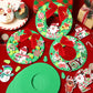 BOARDFEB 12 Sets Christmas Crafts Kits DIY Christmas Foam Wreath Crafts Winter Ornaments for Kids Snowman Santa Penguin Snowflak