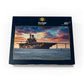 MyPuzzle A U.S. Navy Ship Leaves San Diego Bay and Heads Into The Pacific Ocean - enhanced 100 Piece Jigsaw Puzzle for mature-themeds