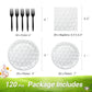 Lmjunzz 120 Pcs Golf Party Supplies Bundle Paper Plates Napkins Forks Golf Party Birthday Decorations For Kids Serves 30