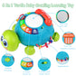 Kwyz Baby Toys 6-12 Months, Musical Turtle Crawling Baby Toys 12-18 Months, Tummy Time Toys With Light & Sound, Infant Toys 0-3