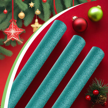 Hanaive 6 Pack Pool Noodles Foam Swim Noodles Christmas Hollow Swimming Pool Noodle Bulk Bright Pool Noodles Floats Heavy Duty F