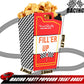 Outus 24 Pieces Race Car Fuel Can Popcorn Treat Boxes Racing Birthday Party Supplies Candy Cookie Container For Baby Shower, Bridal Shower, Race Car Theme Party Favors Decoration