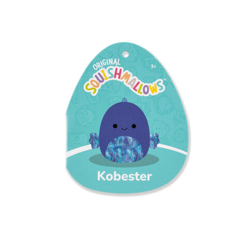 Squishmallows 8 Kobester Blue Betta Fish Plush – Official Jazwares Soft Toy for Kids and Collectors