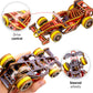 WOODEN.CITY Engineering DIY Wooden Model to Built - Model Car Kits - enhanced 3D Wooden Puzzles for mature-themeds - Detailed Model Kits for Enthusiasts and Collectors (Bolid Model Car Kit)