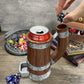 Munnygrubbers - Tavern Mug Dice Tower - No Paint Odorless Insulated Cup Can Dice Tower - (Random 7Pcs D20 Dice Set Included) - Dice Holder - Dungeons And Dragons - Dnd Gift - (Black/Gold)