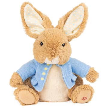 Gund Beatrix Potter Peter Rabbit Peek-A-Ears Animated Plush, Interactive Bunny Stuffed Animal, Sensory Toy For Babies And Toddle