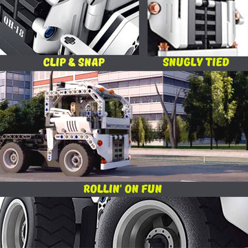 Remote Control Truck For Boys 8-12 Building Blocks Set Build Your Own Rc Semi Truck Toy A Fun Engineering Kit Stem Building Toy