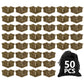 50 Pieces Magic Gathering Counters Tokens Antique Gold Metal Tokens Creature Stats Or Loyalty Counters Double Sided Compatible W