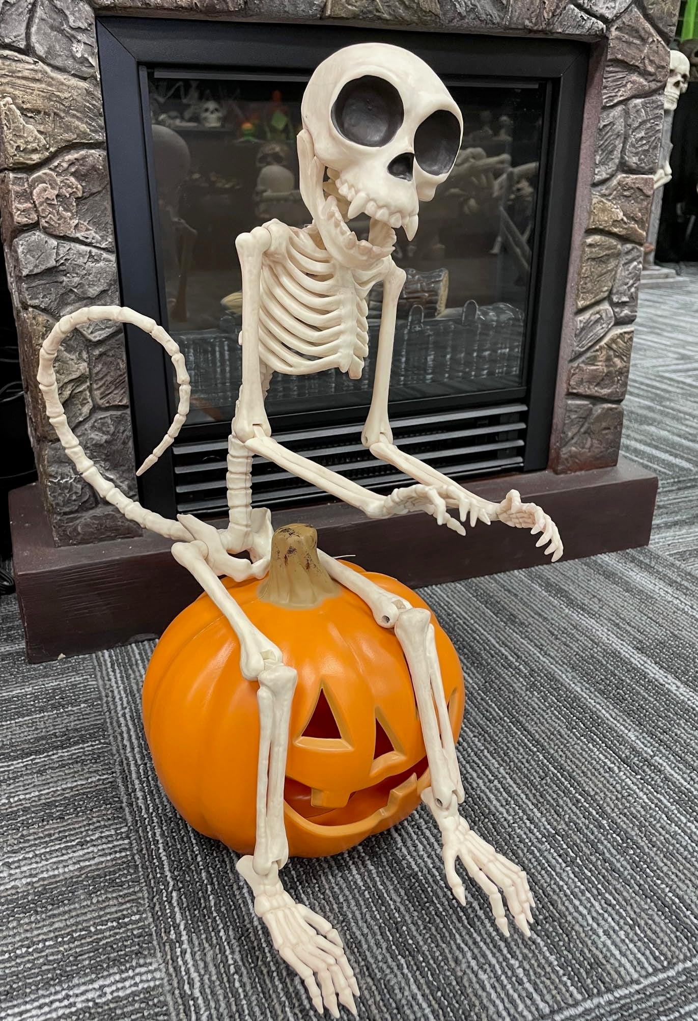 Crazy Bonez Small Skeleton Monkey
