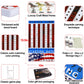 Grhonior Horse Racing Board Game With 11 Luxury Metal Horses Thickened Wood Game Board Including Dice And Cards Finish Line Star