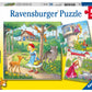 Ravensburger Rapunzel, Red Riding Hood, And The Frog King Puzzle Set | 3 X 49-Piece Jigsaw Puzzles | Unique Piece Design | Fosters Brain Development In Kids | Fsc Certified Materials