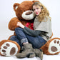 Big Plush Giant Teddy Bear - 5-Foot Huge Soft Plush Toy in Brown - Model 63855213