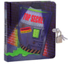 Mollybee Kids Top Secret Lock And Key Diary For Children, Measures 5.5 X 6.25 Inches, 208 Lined Pages