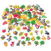 IFKEGON 500PCS Foam Fall Stickers,Self-Adhesive Autumn Theme Puffy Leaf for Kids, Party Materials DIY Crafts Decorations (500, F