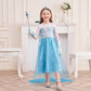 Relarliya Princess Dress For Girls Queen Costume Dress Up Halloween Carnival Cosplay Birthday Fancy Party Outfits 5-6Y