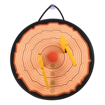 MinnARK Sports MinnARK Foam Axe Toss: Foam Axe tossing Game for Kids/Families - Includes Two Lightweight Axes with Easy Stick Target