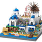 Apostrophe Games Santorini Building Block Set - 1372 Pieces - Plastic - Multicolor - Medium Size - Landmark Model for Kids and Adults
