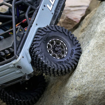 Little Guy Racing Gripper LG3 1.0 Inch Tires Compatible with 1/24 RC Axial SCX24, RGT, Element, Enduro, URUAV (2 Tires per Order