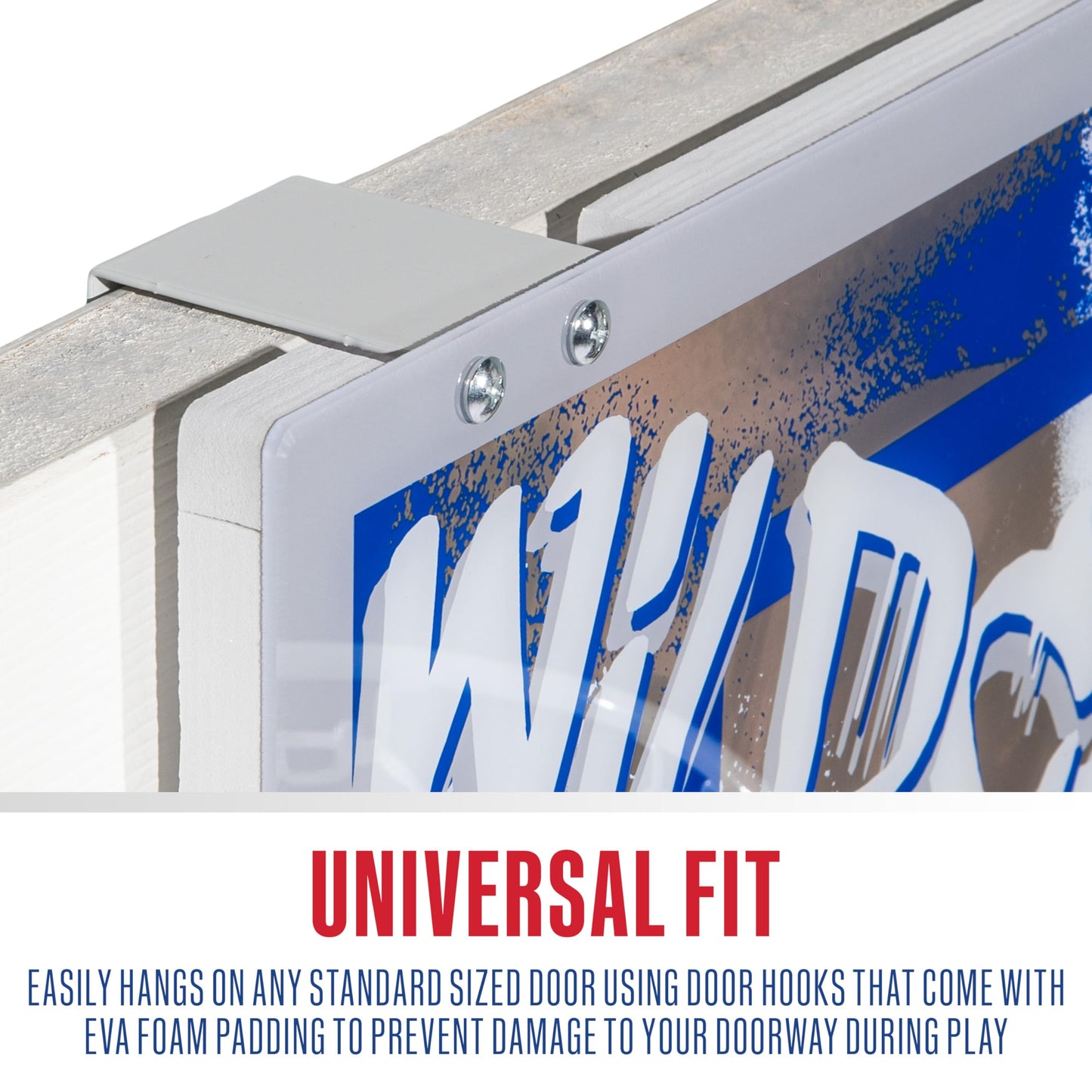 Franklin Sports Kentucky Over The Door Basketball Hoop - Kids Indoor Basketball Hoop With Mini Ball - Kentucky Fan Shop Toy For Bedroom + Office - Over The Door Set