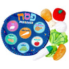 Rite Lite Kids My Soft Seder Plate Set, Comes In Reusable Pouch, This Soft Set Comes With All The Plate Props - Both Educational & Fun - Passover Gifts, Passover Gifts For Kids, Passover Plush Toy Set