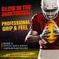 Cadyaw Glow In The Dark Football: Official Size 9 Rechargeable Light Up Football Ideas For Boys 13 14 15 16 17 18 Teen Toys For