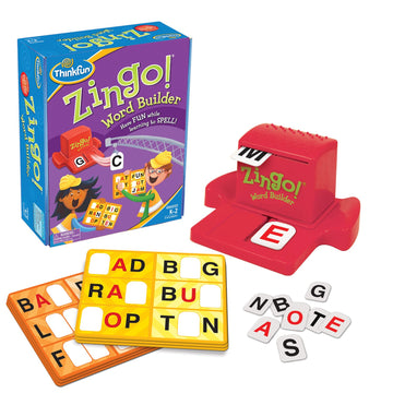 Thinkfun 7706-T Zingo Word Builder Early Reading Game - Award Winning Game For Pre-Readers And Early Readers