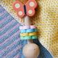 Butterfly Wooden Shaker