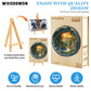 Woodemon Wooden Puzzles For Adults, 3D Cave Forest (M-200Pcs) Wooden Jigsaw Puzzles For Kids, 11.4 * 11.3In Unique Shaped Animal
