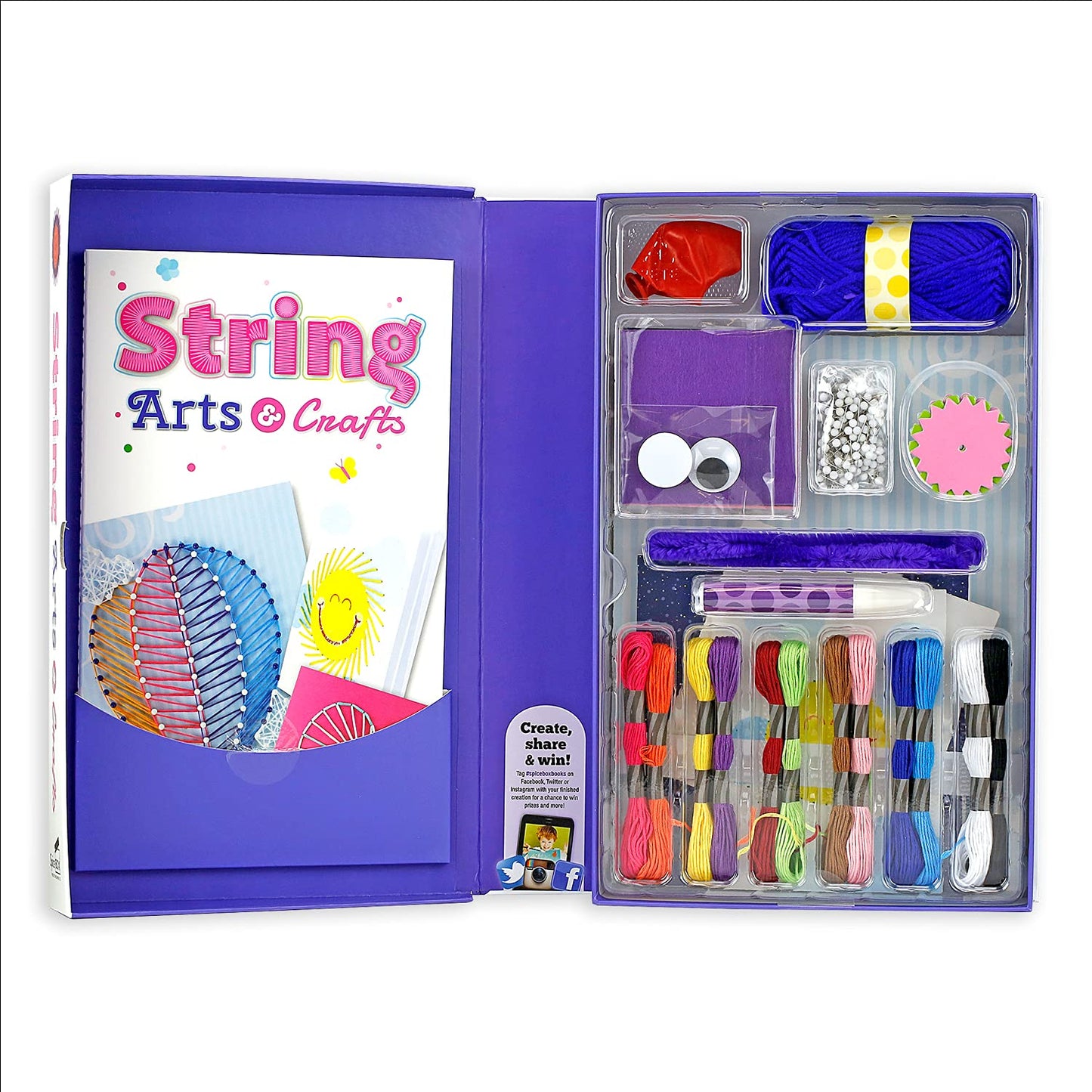 Spicebox Children'S Activity Kits Play Box String Arts & Crafts Age Range 8+, Multicolor (07915)