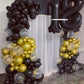8 Balloon, Black Number Balloon 40 Inch, Black Birthday Decorations, 8 18 28 38 80 Birthday Balloons, 8Th Black Party Supplies,