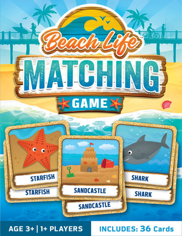 Beach Life Matching Game
