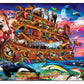 MasterPieces 1000 Piece Jigsaw Puzzle For Adults, Family, Or Youth - Noahs Ark Ships Ahoy - 19.25x26.75