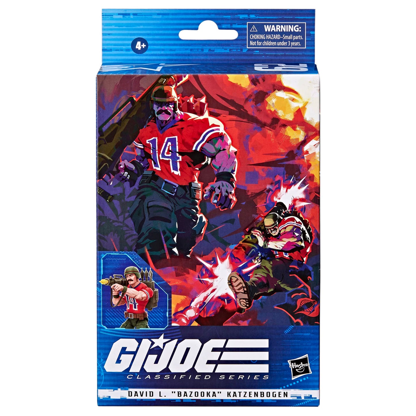 G.I. Joe Classified Series David L.Bazooka Katzenbogen Action Figure 62 Collectible Premium Toy With Accessories 6-Inch-Scale Cu