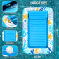 Inflatable Tanning Pool Lounger Float - Jasonwell 4 in 1 Sun Tan Tub Sunbathing Pool Lounge Raft Floatie Toys Water Filled Tanning Bed Mat Pad for mature-themed Blow Up Kiddie Pool Kids Ball Pit Pool