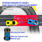 Gincho High Speed Series Tram Dual Track Set, 4.1M Electric Track With 3 Vehicles Slot Car Racing, Comes With 2 Hand Controls An