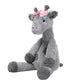 Lambs & Ivy Giraffe Plush Stuffed Animal Toy - Gray, 1 Count, Polyester Material
