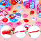 Amenon 28 Pack Valentines Mochi Squishy Toys With Unique Gift Boxes Greeting Cards, Valentines Gifts For Kids Classroom School E