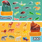 KarberDark 95 Pcs Small Animal Toys - Plastic Assorted Mini Figures for Kids, Clear, Ideal for Sensory Bins and Birthday Gifts