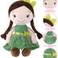 Gagaku Soft Baby Doll Toys (16''), My First Baby Rag Doll For 1 Year Old Girl Birthday Gift,Christmas Plush Toys Gift For Toddler Kids Infants - Forest Girl