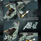 SEMKY AH-1Z Helicopter Building Block Set - 597 Pieces, Large Plastic Military Toy for Kids and Adults