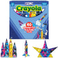 Createon Crayola Cosmic Magnetic Tiles, Building Set For Kids, Magnetic Building Toys For Kids, Stem Learning Toys For Boys And