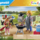 Playmobil Family Fun 71427 Shared Barbecue, Camping, Fun And Enjoyment Outdoors With The Family, With Grill, Cooking Apron And Great Accessories, Toy For Children From 4 Years