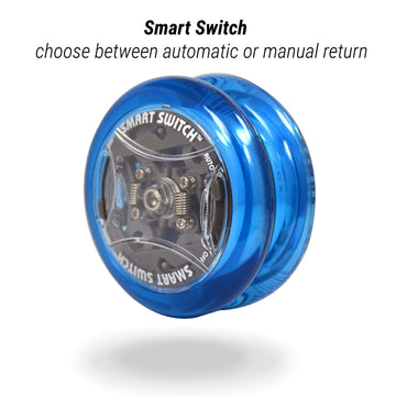 Yomega Power Brain Xp Yoyo - Professional Yoyo With A Smart Switch Which Enables Players To Choose Between Auto-Return And Manual Styles Of Play. + Extra 2 Strings & 3 Month Warranty (Blue)
