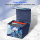 Casebot Card Deck Box Compatible With Mtg/Tcg/Ccg, Magnetic Game Card Case Large Size Fits Up 180+ Game Cards With Pu Divider, O
