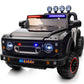 Hikiddo Electric Police Car For Kids 2 Seater, 24V 4Wd Ride On Toy For Big Kids With Remote Control, 4X200W Motors, 5Mph Max Spe