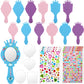 Liliful 12 Pack Princess Foam Mirror Kits Decorate Your Own Princess Mirrors Party Supplies Kids Unbreakable Toy Crafts For Girls Party Favors Birthday Diy Decorations(Stylish)