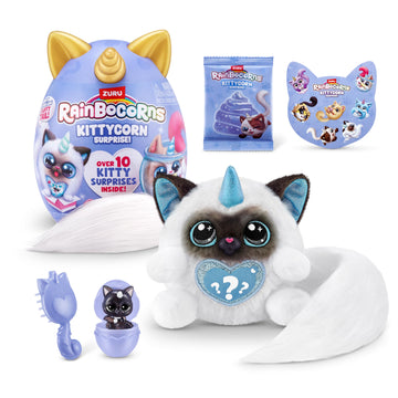 Kittycorn Surprise Series 3 (Ragdoll) By Zuru, Plush Toy, Collectible Plush Stuffed Animal, Slime, Surprise Eggs For Girls