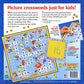 Scrabble Junior Crossword Game - Medium Size, Multi-Color, Cardboard - Model 04039, Vintage 1999
